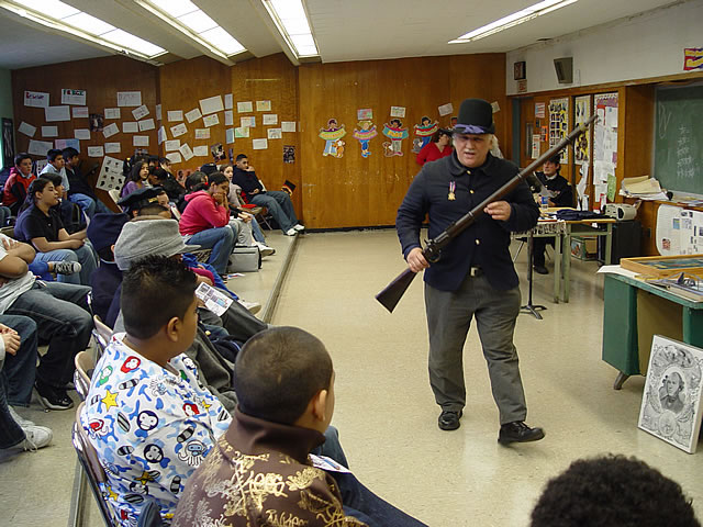 This was his great grandfather's gun from the Civil War.