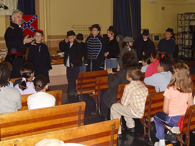 John and his PS 110 recruits.