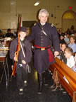 A new recruit ready for action. (65kb)
