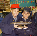 The USS Monitor built in Greenpoint, Brooklyn.  New York history. (115kb)