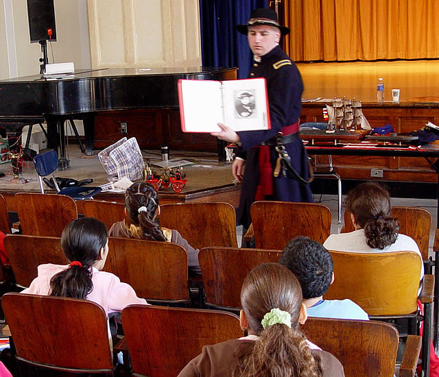 Johnny Clem was only 9 years old when he joined the Civil War.