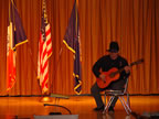 Singing about the Girls at Home.  The soldiers missed their families while they were away at war. (80kb)