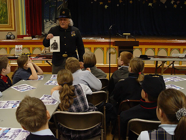 This is Arthur's Great Grandfather who was in the Civil War.